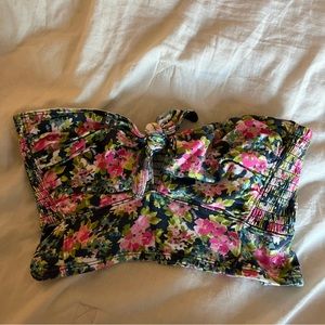 💕LAST CHANCE💕Women's Gilly Hicks Floral Bandeau size Medium